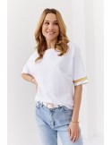 Basic white cotton blouse 0559 - Online store - Boutique